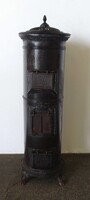 1X039 Antik gyönyörű öntöttvas kályha 152 cm