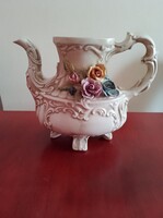 Bassano Capodimonte olasz porcelán kanna kancsó