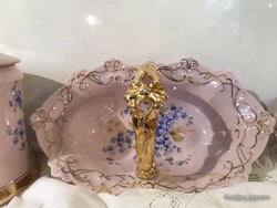 KÉSZLET - PORCELÁN - 4 db - H&C - ROSE - 1 db CSÉSZE - 30, 60 euro