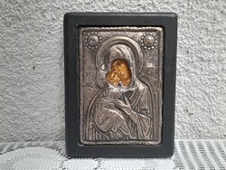 Gyönyörű ezüst Orosz Ikon