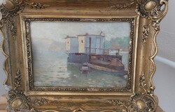 Bay Alajos festmény 43x31 cm kerettel