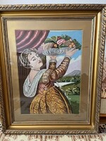 Goblein kép keretben  89 cm  * 72 cm