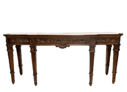 Antik stílusú nagy méretű konzolasztal