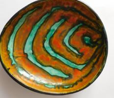 Bártfay Judit iparművész kerámia falitál