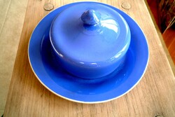 Antik Villeroy & Boch Dresden fajansz kerámia vajtartó lekvártartó kínáló