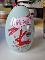 Francia,  tojás alakú persely fémből, magassága 16cm, átmérője 9cm, hibátlan állapotban