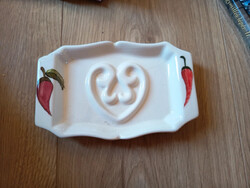 Vintage stílusú PurPur porcelán szappantartó