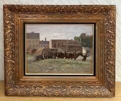 Heyer Artúr (1872-1931) Életkép