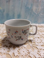 Zsolnay porcelán elefántos bögre, jelzés nélkül