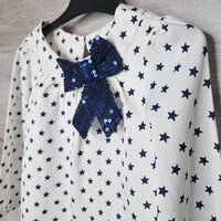 Nutmeg kislány alkalmi blúz kék masnival 92-98