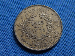 TUNÉZIA   2 Francs  1945
