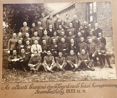 Szombathelyi 1933. altiszti kaszinó énekkarának hàzi versenye fotó