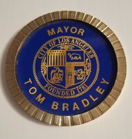 Tom Bradley, Former Mayor of Los Angeles, Official Badge or Commemorative Item