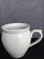 Nagy méretű Zsolnay porcelán csupor, 14 cm magas, nyílása 11 cm