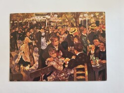 AUGUSTE RENOIR - Le MOULIN de la Galette - Párizs Louvre színes postatiszta  képeslap