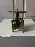60's évek Bronz gyertyatartó brutalista dizájn