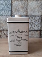 Négyszögletes kerámia folyékony szappantartó (adagoló nélkül)