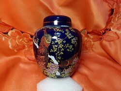 Japán porcelán teafűtartó,  fűszertartó