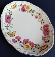 Zsolnay pillangós kínáló tál