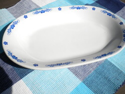 Alföldi porcelán kék magyaros mintás ovális "virslis" tál