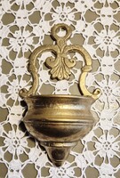 Réz szenteltvíztartó- fali réz szenteltvíztartó