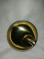 Antik Askeb/ AEG bőr aljú hamutartó  M