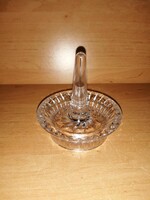 Crystal zajecar kristály üveg asztali sótartó (5/K)