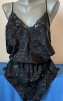 Fekete csipkés body 40-42 L