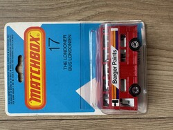 Matchbox No. 17 "The Londoner" emeletes busz, Berger Paints reklámjával