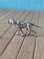 Ezüst miniatűr vadász kutya