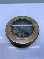 Réz iránytű nagyítóval