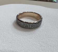 Régi pro patria gyűrű 1914,arany vas kombináció!