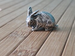 Ezüst miniatűr nyuszi