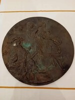 Bronz falikép / falidísz - Muzsikusok, jelzés nélkül