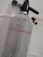 Csehszlovák,szódás szifon - hálósan   1l