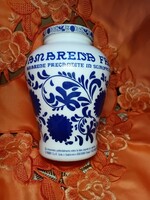 Régi spanyol tejüveg,  csavaros fűszertartó