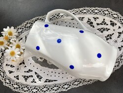 Retro Alföldi kék pöttyös vizeskancsó