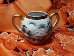 Kutani , japán porcelán  cukortartó