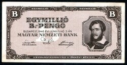 1946 1000000 B-Pengő - 1 millió B-Pengő