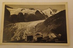 Glocknerhaus és Grossglockner gleccser – osztrák alpesi fotólap