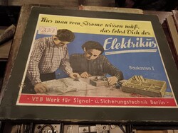 NDK elektronikai játék, 1960-as, 70-es évekből, szép szerintem majdnem hiánytalan állapotban