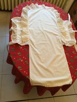 Antik iker pólyahuzatok ( 69 éves) 1 fiú, 1 lány részére, csipkével, madeirával, hímzéssel