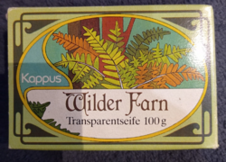 Kappus "Wilder Farn" (Vad Páfrány)  retro szappan