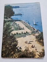 Üdvözlet a Balatonról színes régi képeslap