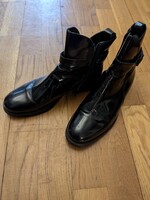 Kurt Geiger brit premium márkás női 37-38-asfekete bokacsizma, bokacipő