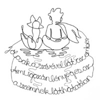 A kis herceg és a róka, irodalmi témájú kézműves ajándék - falikép - dekoráció falra, idézettel