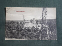 Képeslap,Pécs Vasas,Bányatelep látkép,részlet,fénynyomda kiadás Bp.,1915-