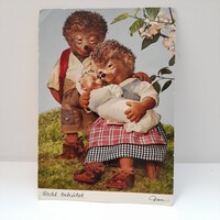 Steiff Mecki Sün képeslap.