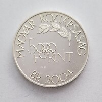 2004 Ezüst 5000 Forint, XXVIII. OLIMPIAI JÁTÉKOK. (25. 152.)