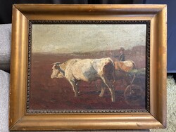 Juszkó Béla 1877-1969  - Őszi verőfény olaj/vászon